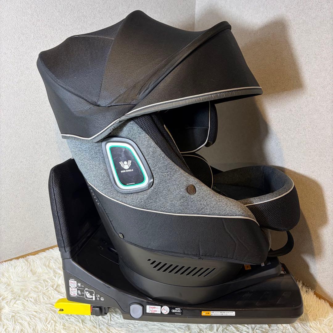 【美品】Aprica クルリラ プラス 360° セーフティAB ブラック