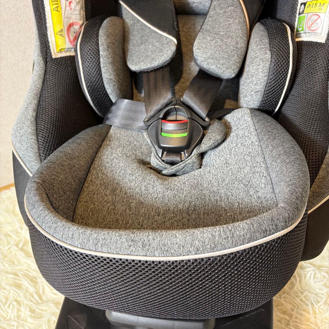 【美品】Aprica クルリラ プラス 360° セーフティAB ブラック