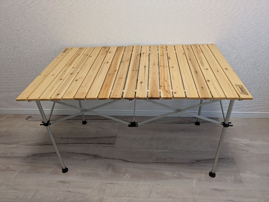 【値下げしました】Coleman ロールテーブル 折りたたみ キャンプ　美品