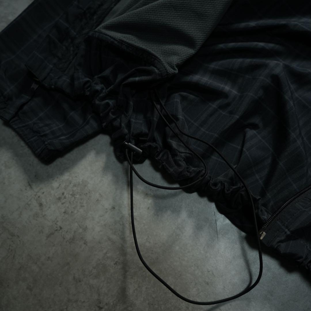 y2k Patagonia チェック柄 フードナイロンジャケット テック系