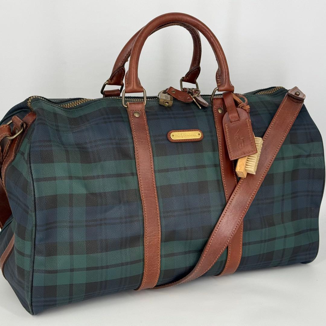 ✨美品✨ ラルフローレン 2WAY ボストンバッグ 旅行 大容量 肩掛け 高級