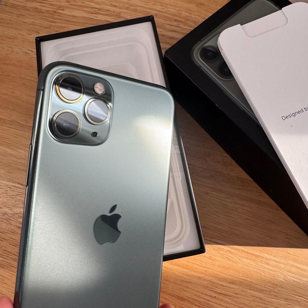 Apple iPhone 11 Pro ミッドナイトグリーン [マイク不良]