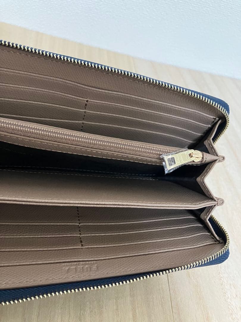 新品未使用✨保護シール付 FURLA フルラ 長財布 ネイビー 訳あり特価