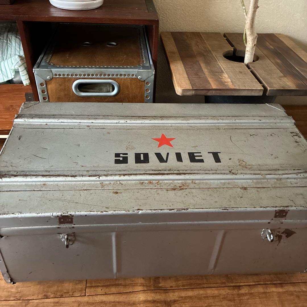 週末限定‼️SOVIET ミリタリーボックス コンテナ