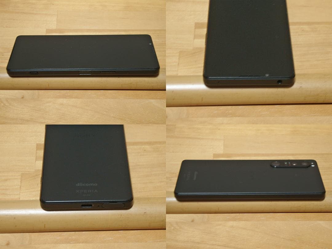 傷少XPERIA 1 IV SO-51C(K)液晶保護ガラス付 SIMフリー