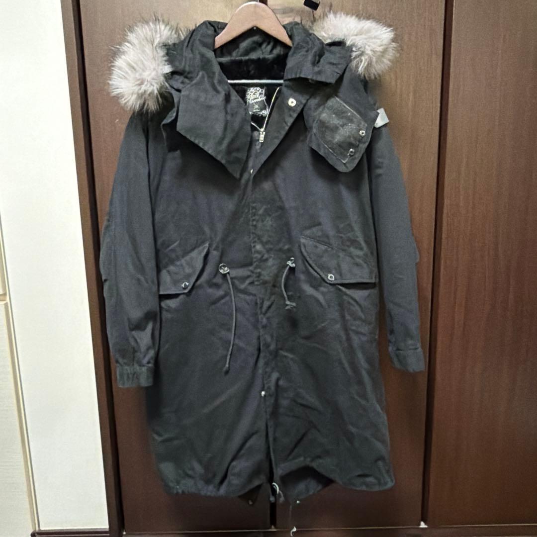 【ソードアートオンライン】キリトモデル　ファー付き黒モッズコート