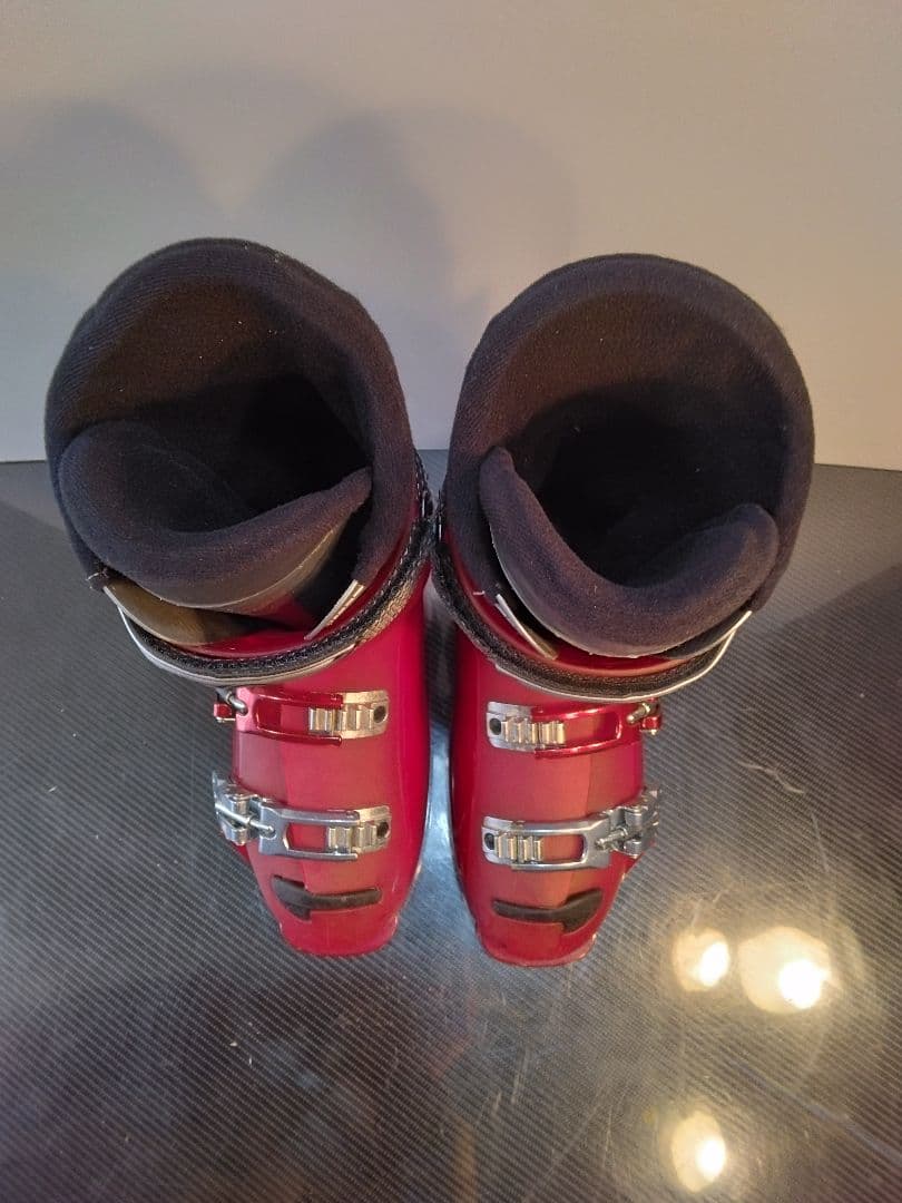 SALOMON スキー靴 赤