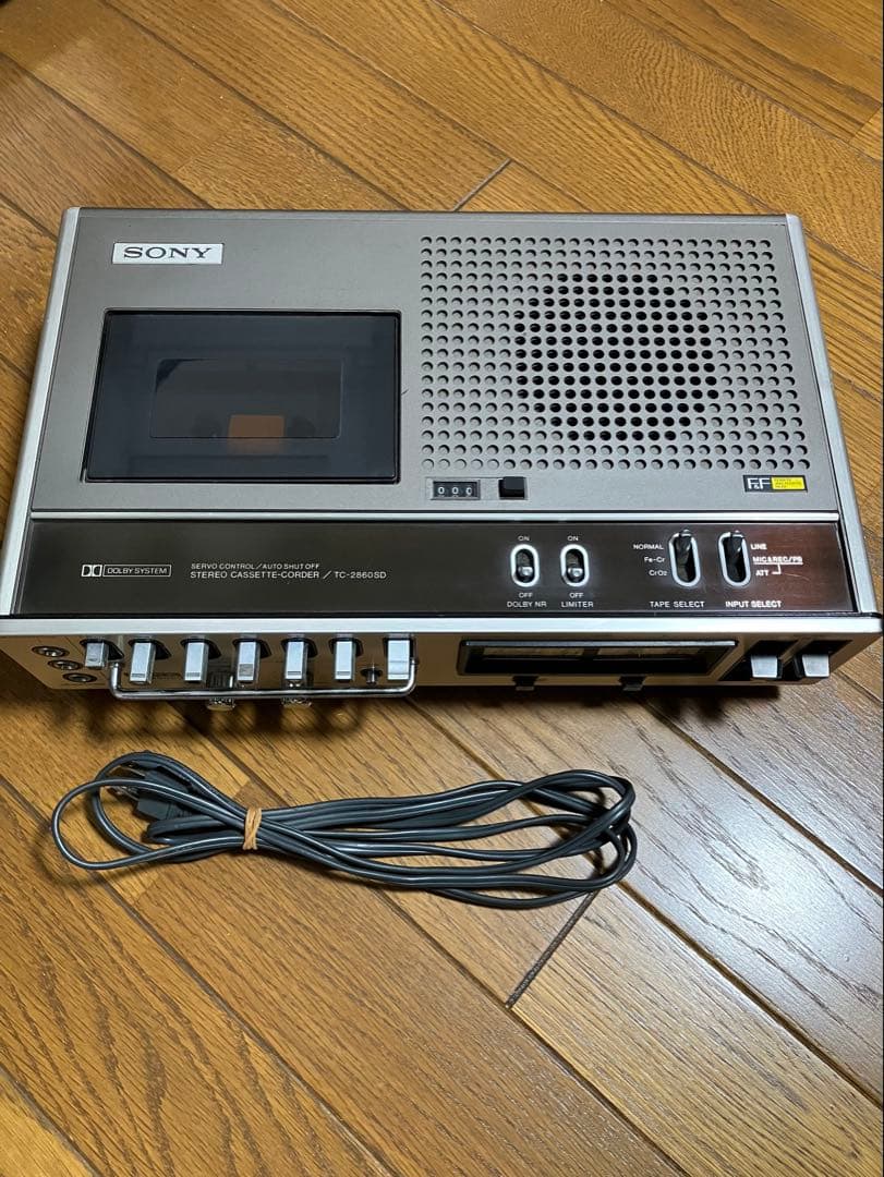 SONY TC-2860SDカセットデンスケ　動作難あり