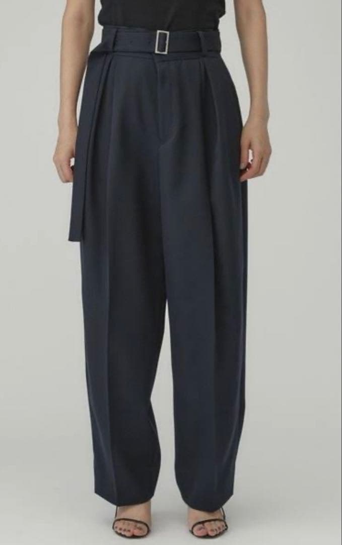 Chaos ファルマトラウザーパンツ　ネイビー　36 訳あり