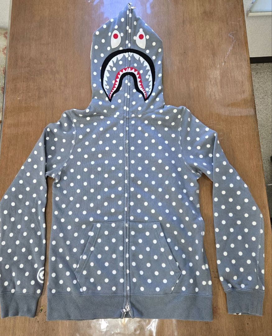 な*;様 BAPE DOT シャークパーカー shark ベイプ ape エイプ
