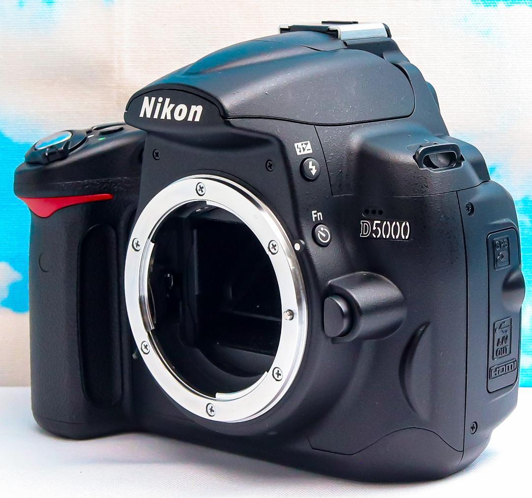 ニコン Nikon D5000⭐️スマホに転送OK⭐️自撮りラクラク⭐️即日発送