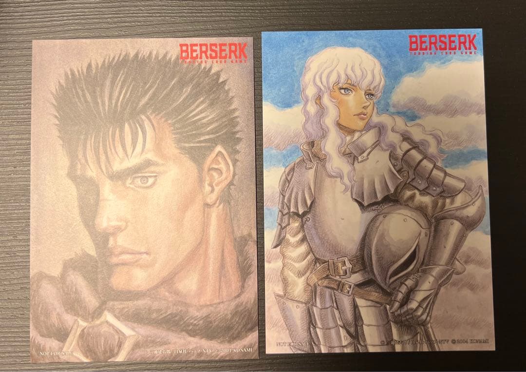 希少 ベルセルク トレカ bk2 イラストカード　ガッツ　グリフィス　非売品