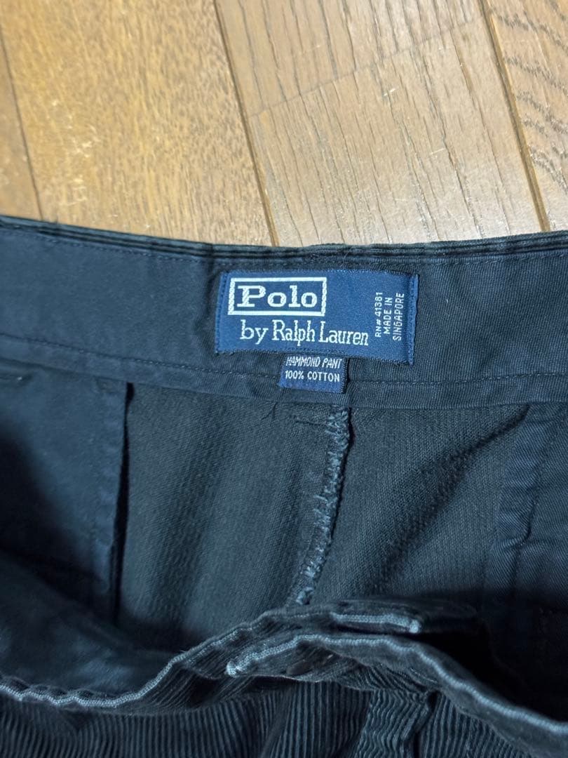 Polo by Ralph Lauren コーデュロイ パンツ ブラック w34