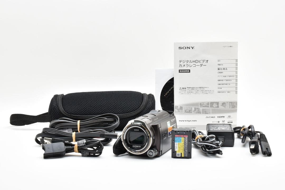 【美品】SONY Handycam HDR-CX560 ブラウン　動作確認済