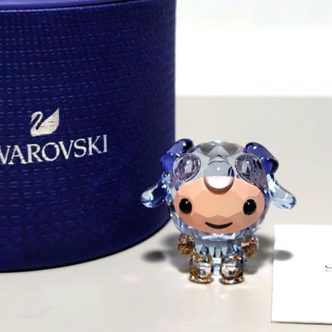 スワロフスキー 干支 羊 未 十二支 置物 SWAROVSKI Zodiac