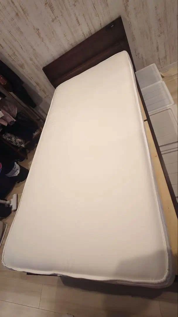 [美品]無印良品　高密度ポケットコイルマットレス　シングルサイズ