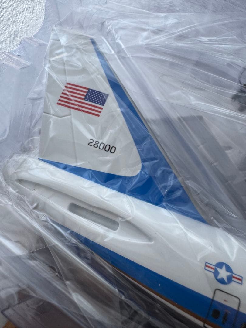 46cm ボーイング747 大統領専用機 エアフォースワン 模型 1：160
