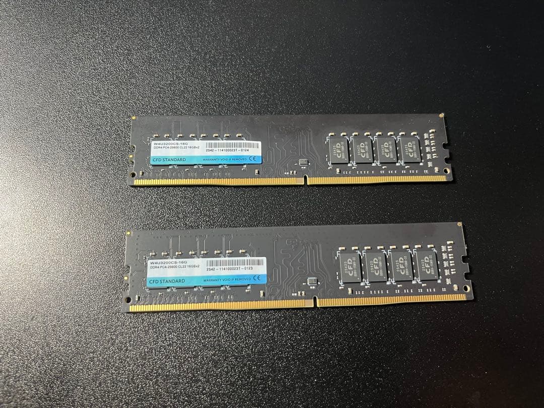 デスクトップパソコン用 CFD DDR4-3200 32GB 16GB×2枚