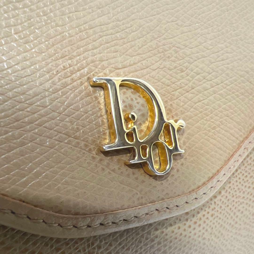 Christian Dior／クリスチャンディオール／パーティーバッグ／ベージュ