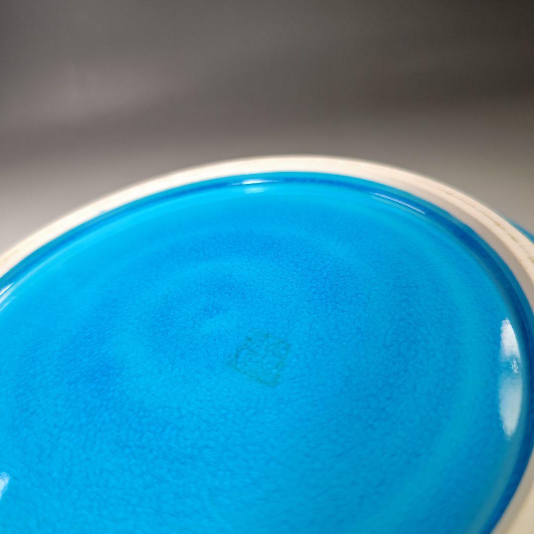 イ713 食籠『手塚大示』『即中斎好　交趾　独楽　食篭　共箱』茶道具 菓子器