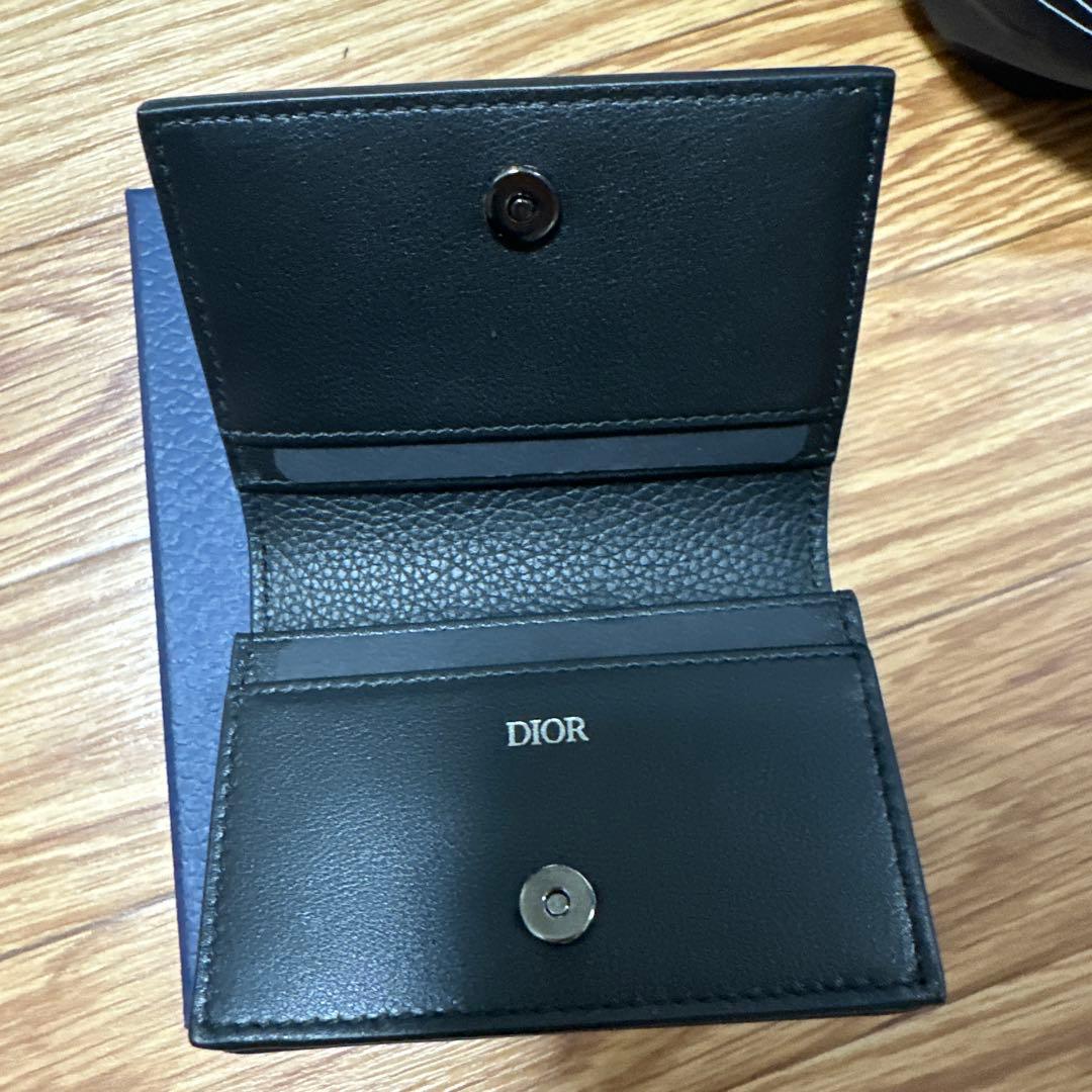 DIOR ブラックレザー 名刺入れ、カードケース