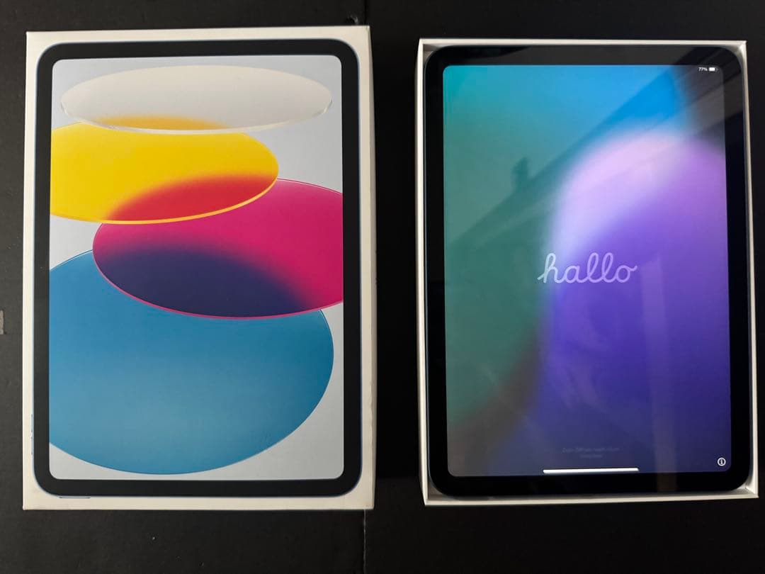 Apple iPad第10世代 ブルー 本体 ほぼ新品