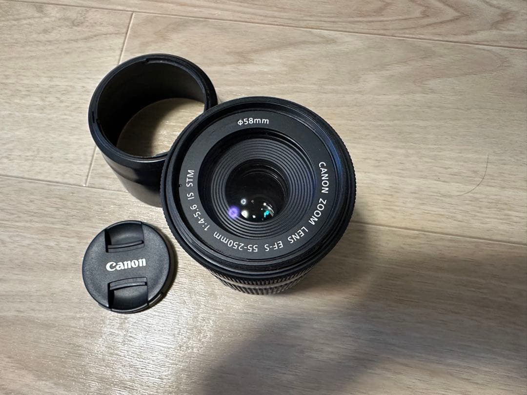 レンズ(ズーム) canon ef55-250mm f4-5.6 IS stm