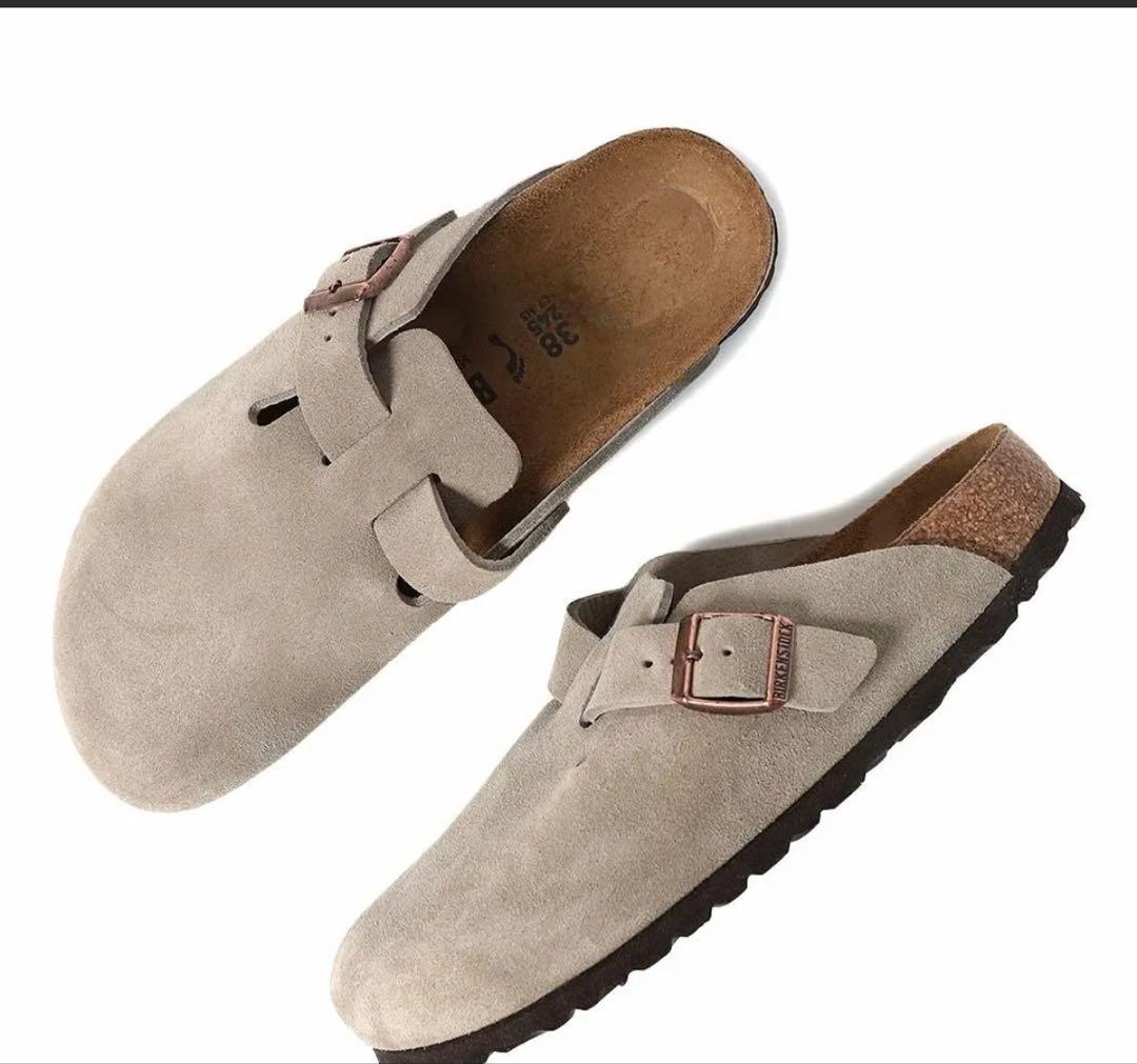 ビルケンシュトック　ソフトスエード　トープ　ナロー　箱無し