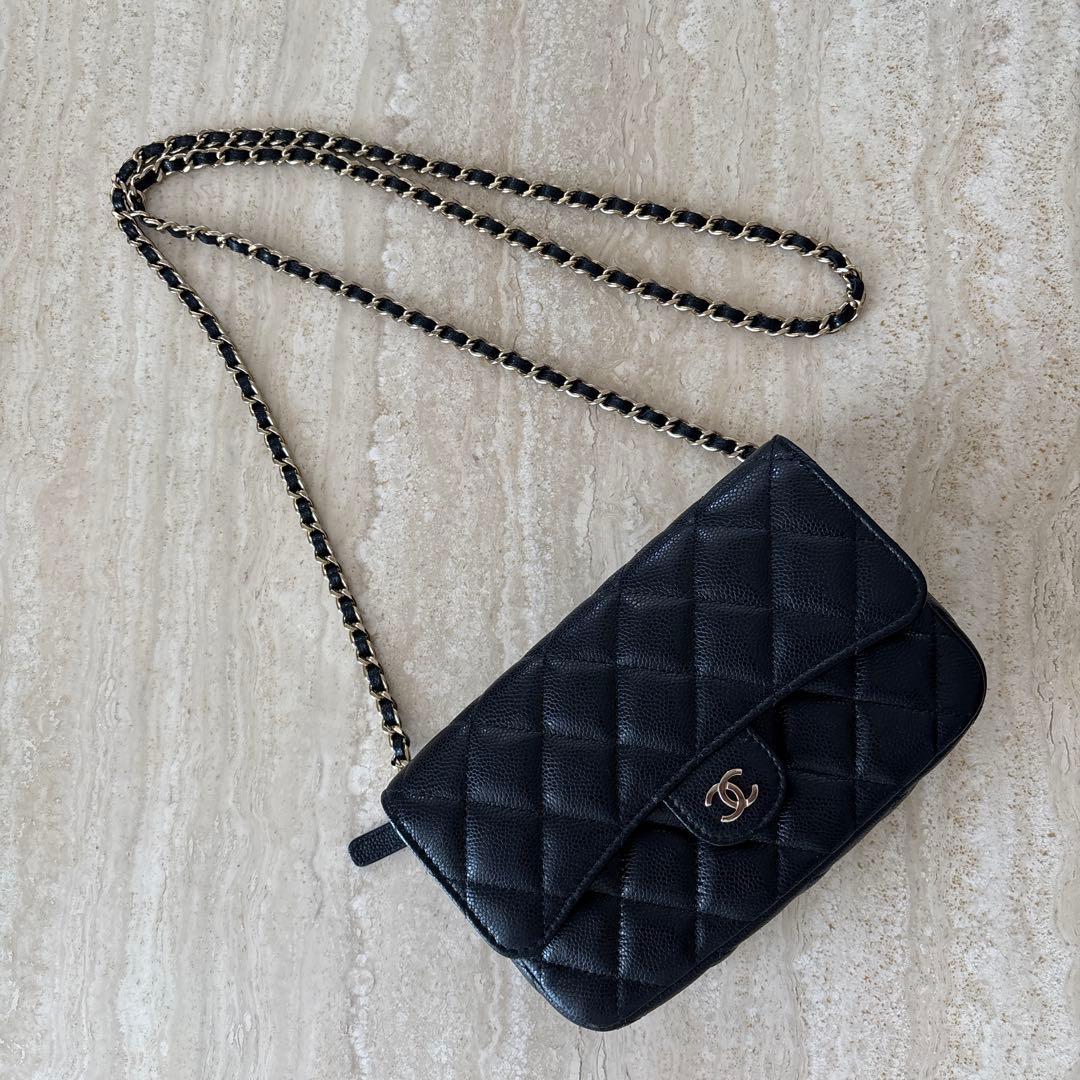 CHANEL ウォレット phoneholder レア！ ブラック 新品同様