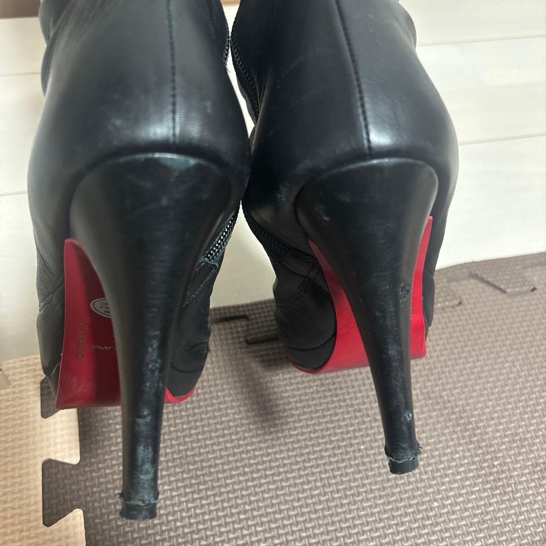 COMEX ニーハイブーツ レッドソール 13cmヒール コメックス