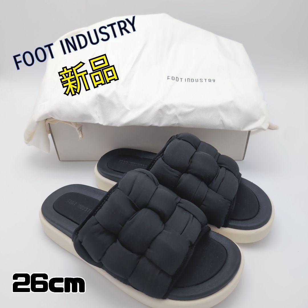 【新品】FOOT INDUSTRY ダウンスリッパ サンダル