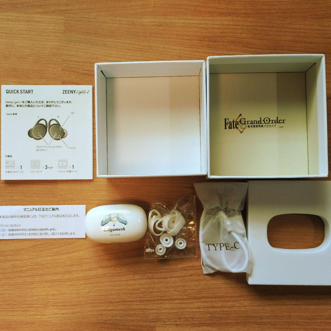 ギルガメッシュ ZEENY Light2 コラボワイヤレスイヤホン