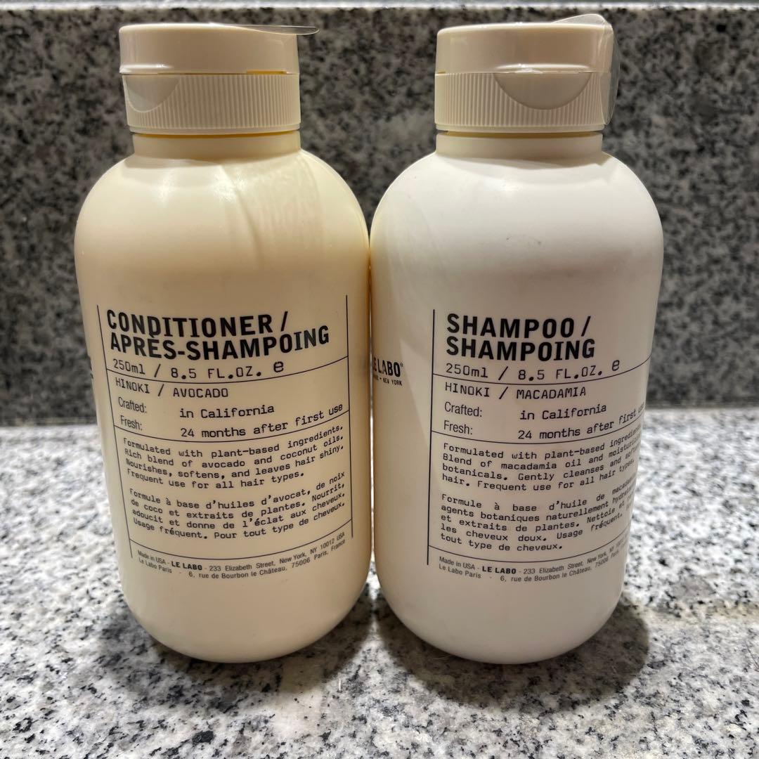 ル ラボ ヒノキ シャンプー・コンディショナー 250ml