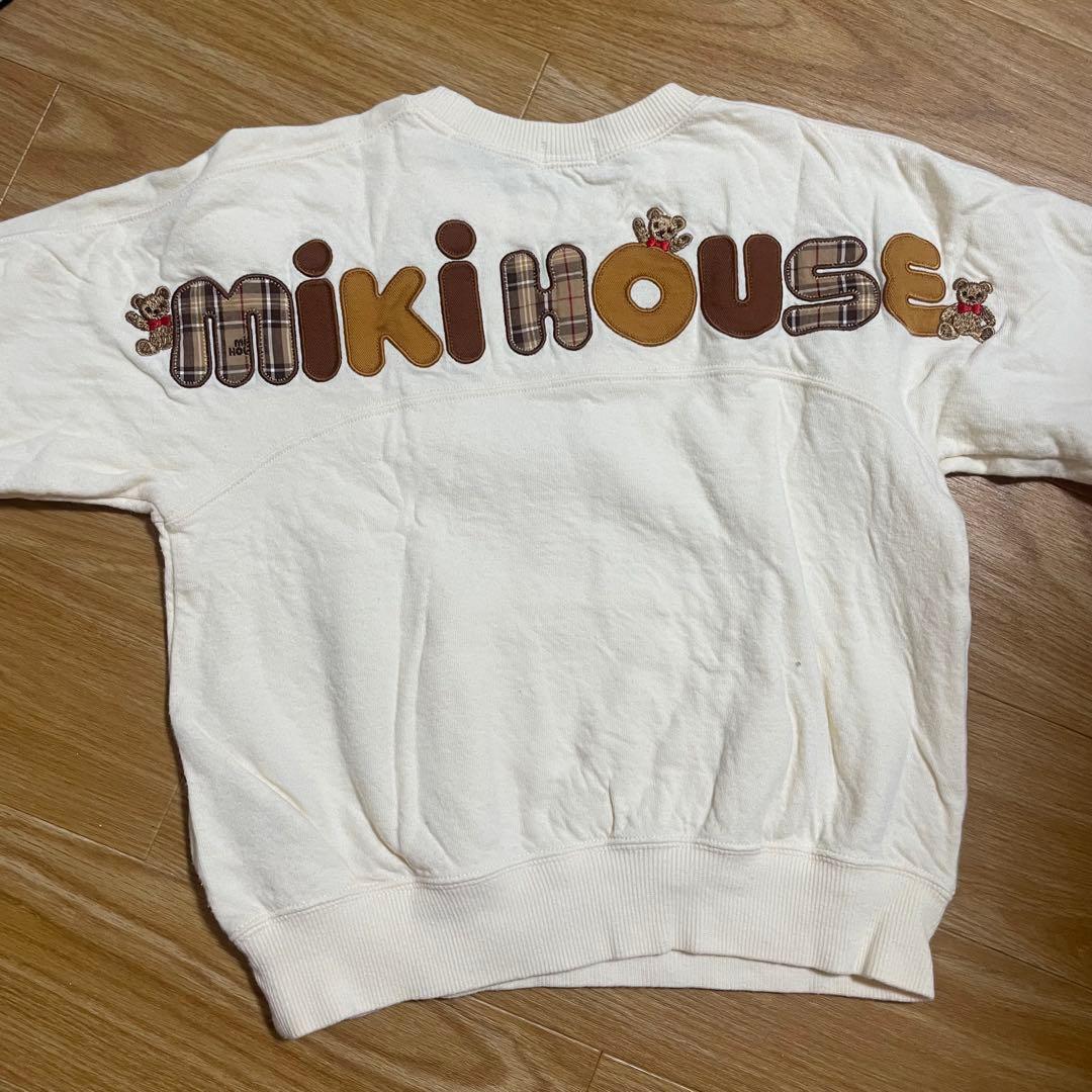 ミキハウスベア トレーナー