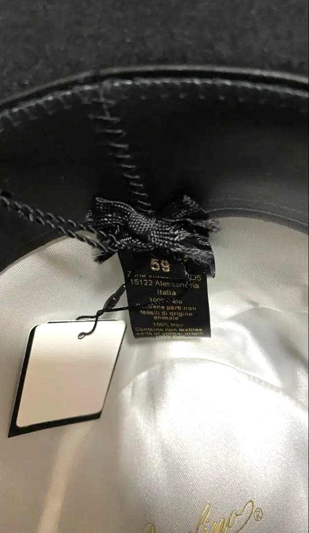 人気・早い者勝ち❗️Borsalino ボルサリーノ　ラビットファー　ハット