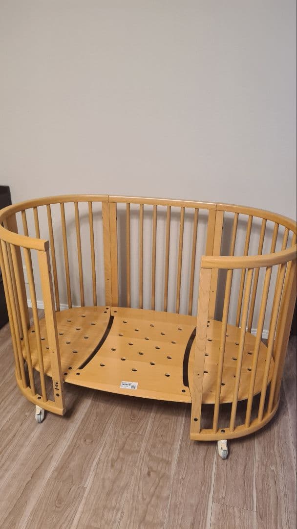 【値下げ】Stokkeストッケ　ベビーベッド(新生児＋キッズ)マットレスも全て！