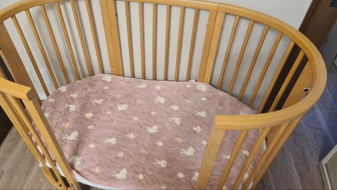 【値下げ】Stokkeストッケ　ベビーベッド(新生児＋キッズ)マットレスも全て！