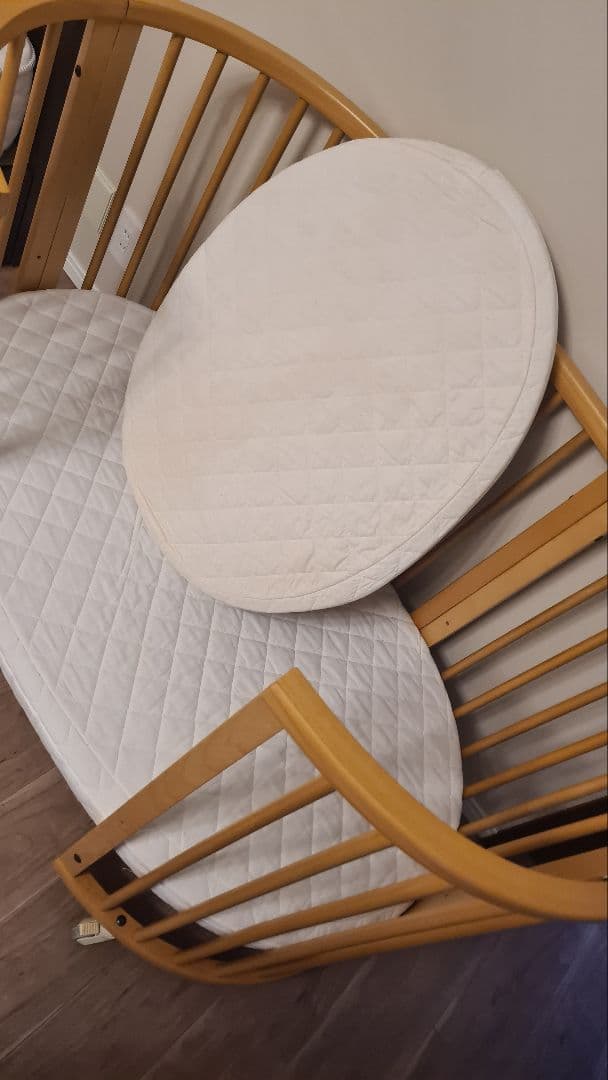 【値下げ】Stokkeストッケ　ベビーベッド(新生児＋キッズ)マットレスも全て！