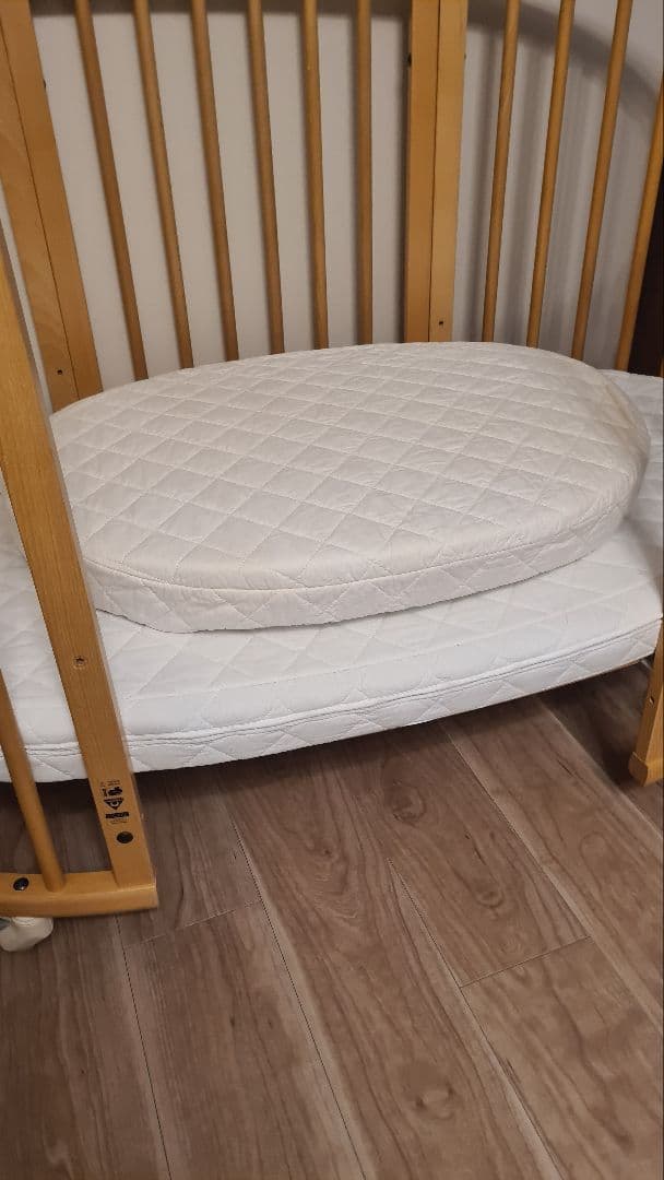 【値下げ】Stokkeストッケ　ベビーベッド(新生児＋キッズ)マットレスも全て！