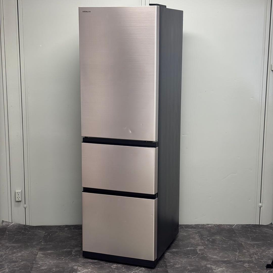 ∞送料込！設置対応◎2022年製 日立 315L 冷蔵庫 R-V32SV(N)