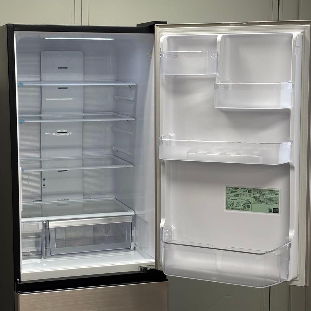 ∞送料込！設置対応◎2022年製 日立 315L 冷蔵庫 R-V32SV(N)