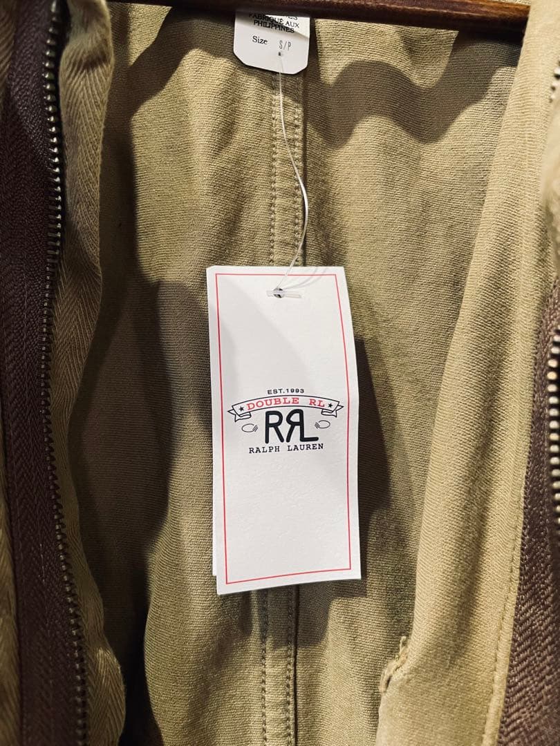 RRLダブルアールエール　カーキ カバーオール Sサイズ　タグあり