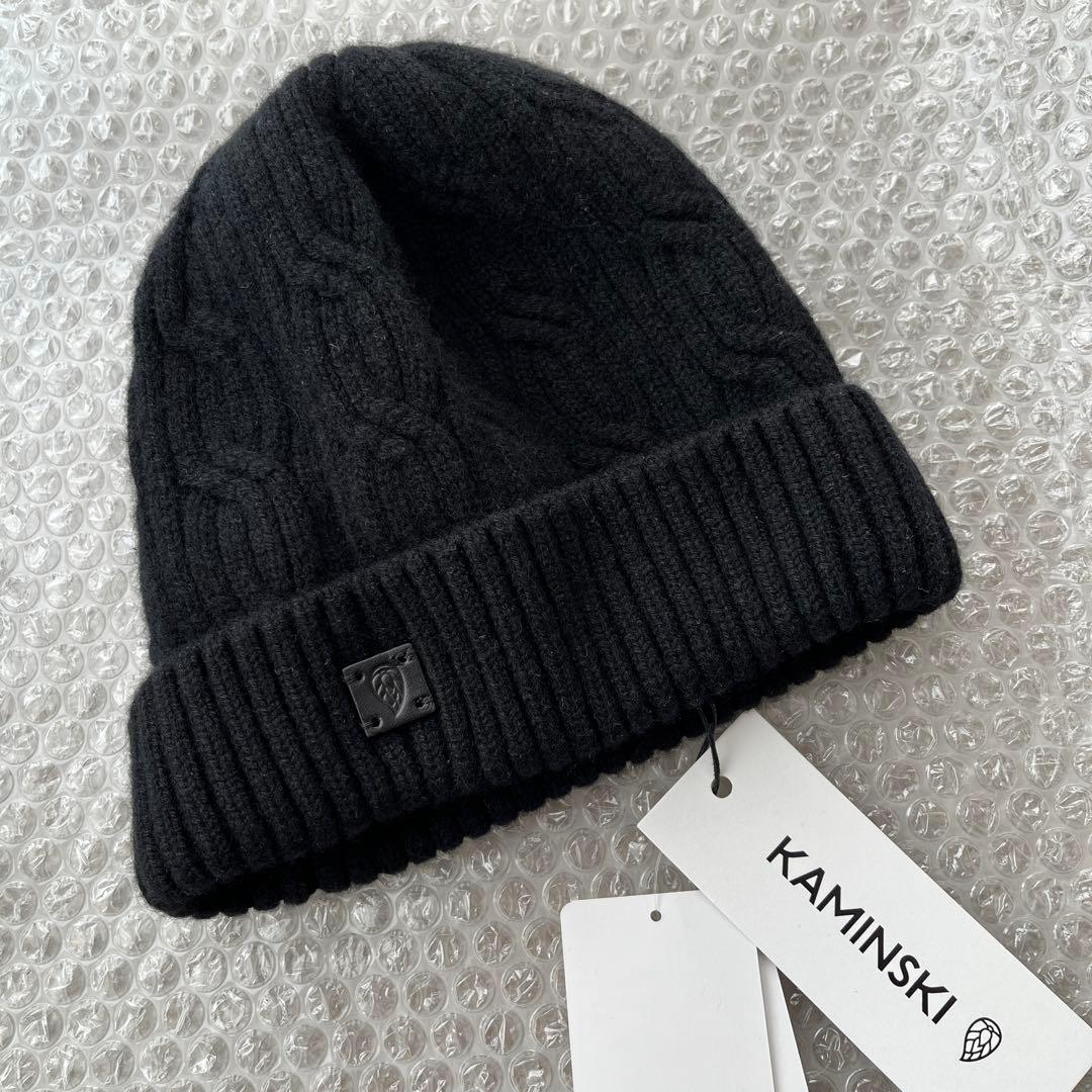 タグ付き⭐︎新品 ヘレンカミンスキー ブラック ニット帽 ビーニー
