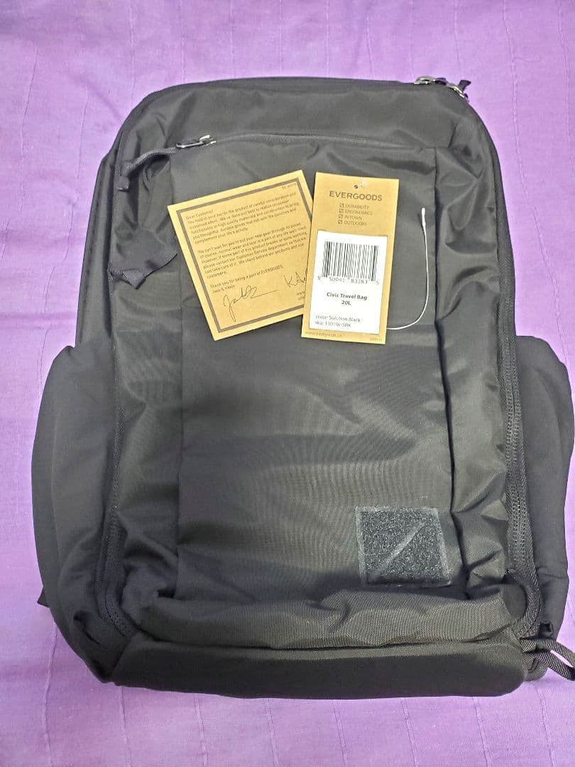 バッグ EVERGOODS CTB20 Civic Travl Bag 20L