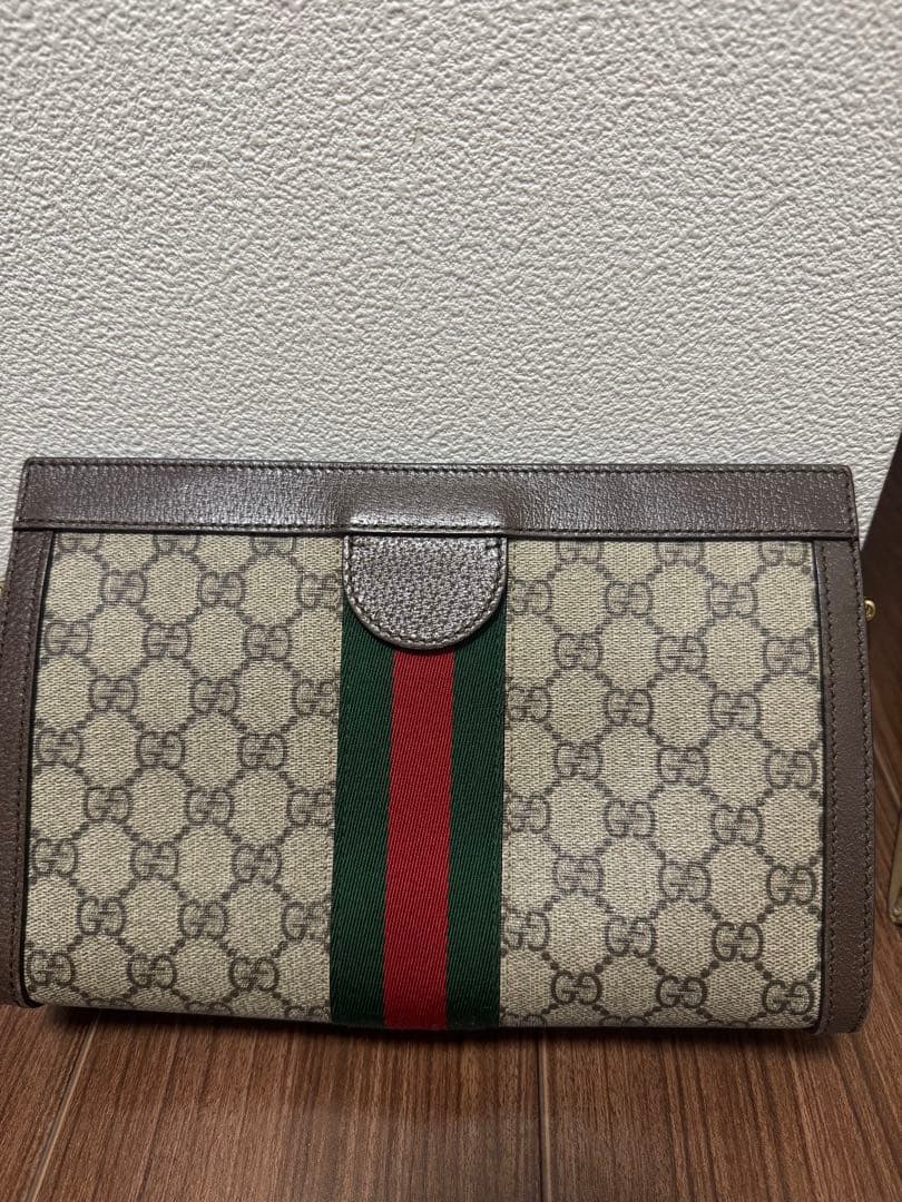 STAX様 取り置き中 Gucci GGパターン クラッチバッグ