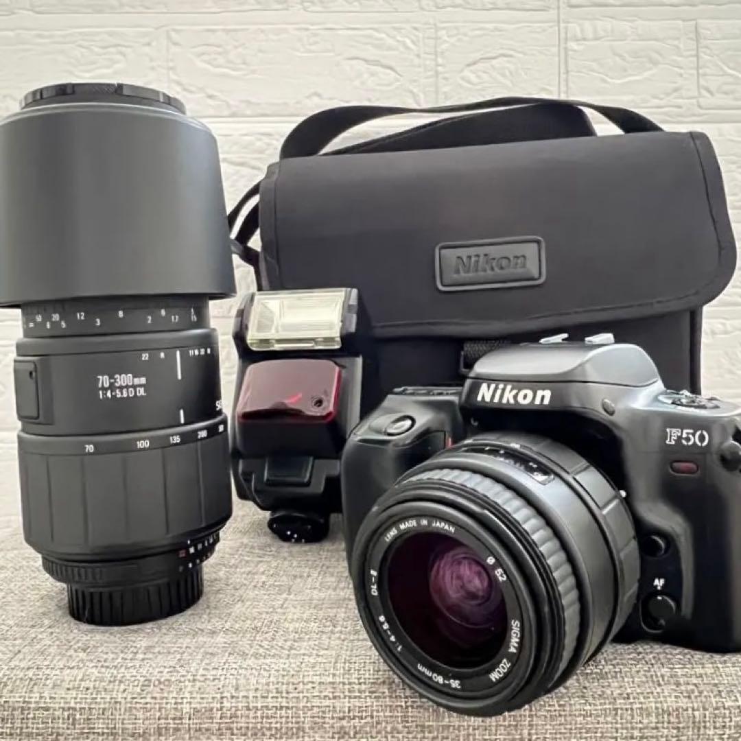 ⭐︎【値下げ】⭐︎ Nikon F50 一眼レフカメラ Sigmaレンズセット