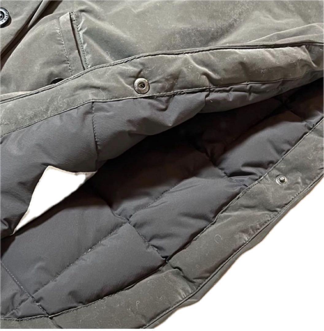 TATRAS グレー ポンチョ リアルファー付き