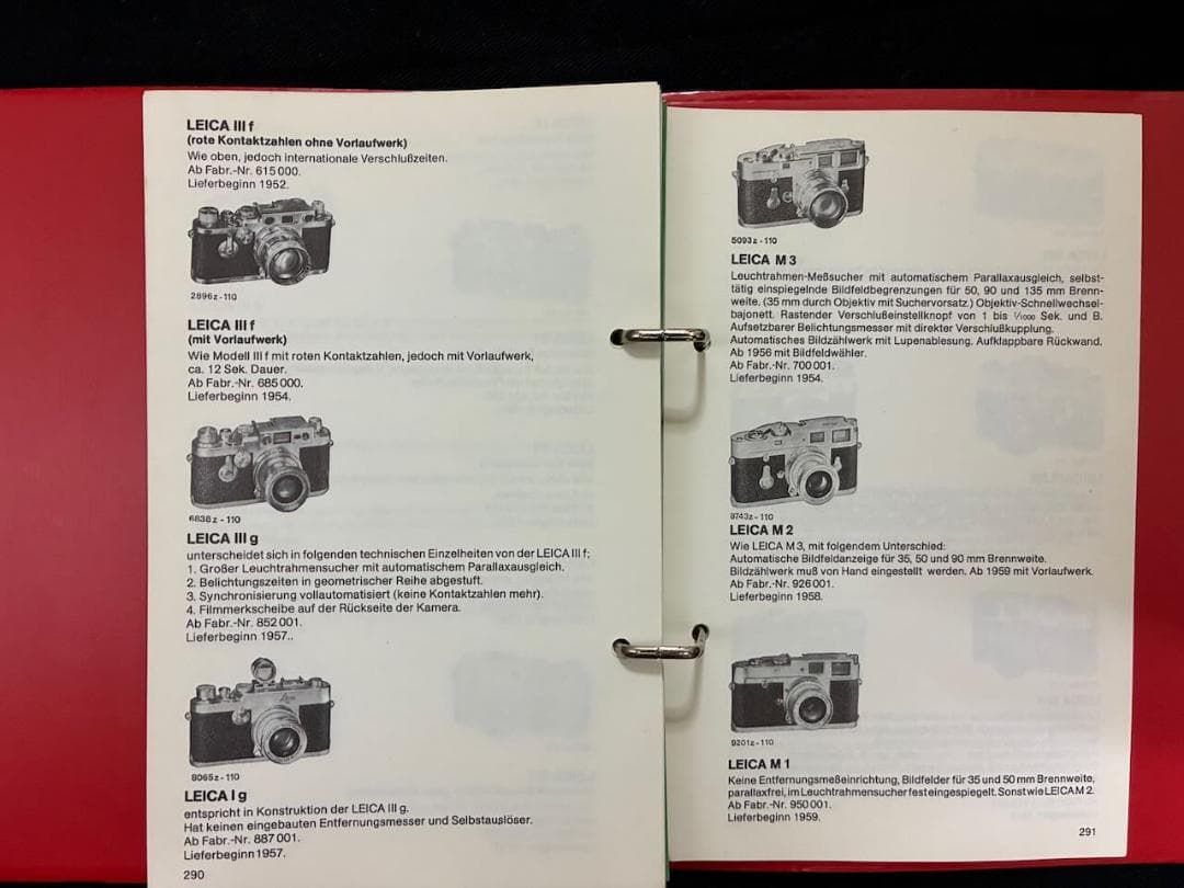 ライカ Leica 1978年オリジナル ディーラーズ ブックドイツ語版