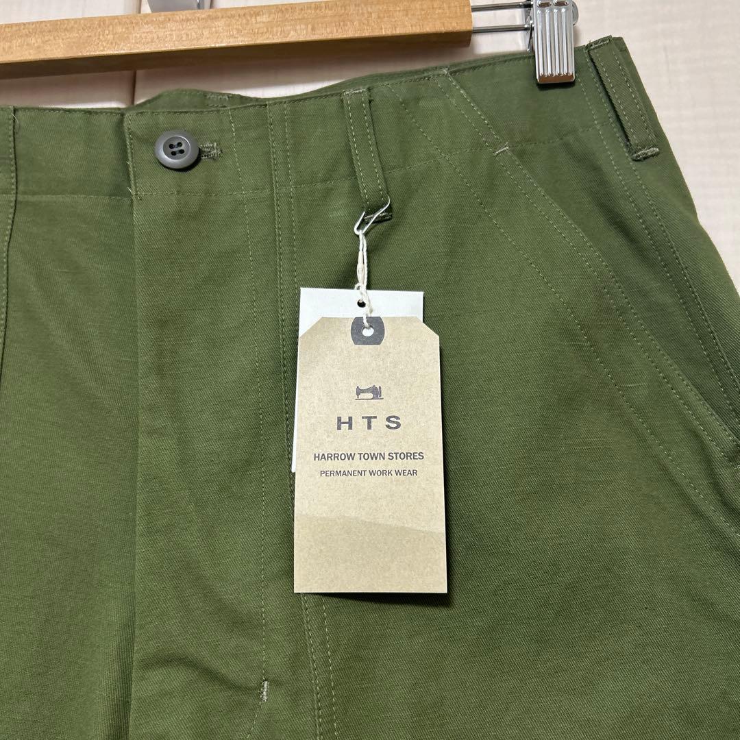 HTS Harrow Town Stores ワークパンツ オリーブグリーン