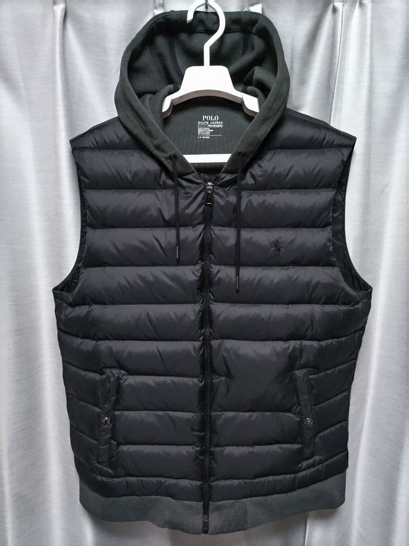 ポロラルフローレン　ハイブリッド　ダウンベスト　フーディ